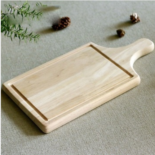 Large Rectangular Natural Wood Chopping Board
