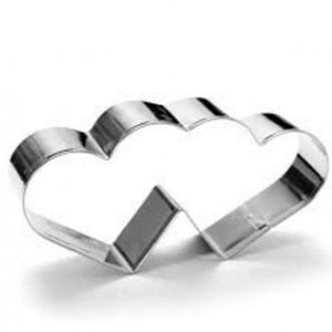Double Heart Stainless Mold Cutter