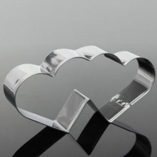 Load image into Gallery viewer, Double Heart Stainless Mold Cutter